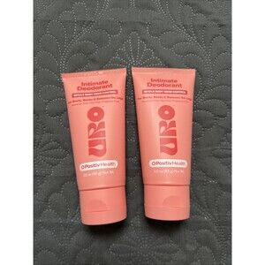 Lot Of 2 URO Intimate Whole Body Deodorant Cream 3 oz Each Exp 07/26 Beauty Gift